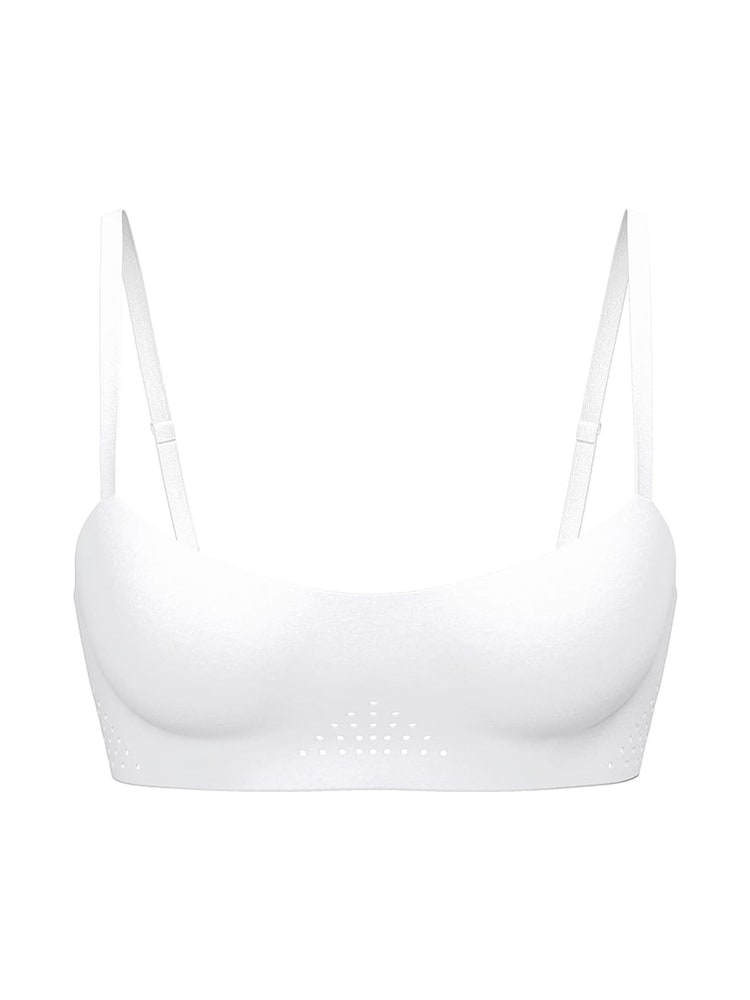 Victoria's Secret White VSX Featherweight Light™ Sports Bra - Image 1 of 2