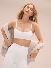 Victoria's Secret White Featherweight Light™ Sports Bra - Image 4 of 4