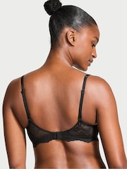Victoria's Secret Black Unlined Balcony Twinkle Strap Lace Bra - Image 2 of 4