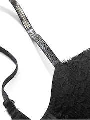 Victoria's Secret Black Unlined Balcony Twinkle Strap Lace Bra - Image 5 of 6