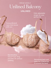 Victoria's Secret Black Unlined Balcony Twinkle Strap Lace Bra - Image 6 of 6