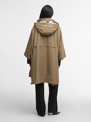 Barbour® Brown Everlee Showerproof Cape - Image 3 of 7