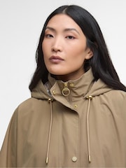 Barbour® Brown Everlee Showerproof Cape - Image 5 of 7