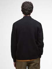 Barbour® Black Milburn Zip Through Jumper - Image 2 of 6