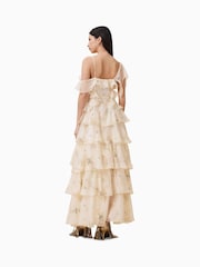 AllSaints Cream Sienna Dress - Image 7 of 8