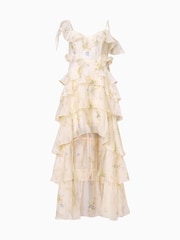 AllSaints Cream Sienna Dress - Image 8 of 8