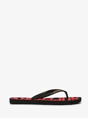 Superdry Black Core Logo Flip Flops - Image 1 of 3