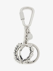 Fred Perry Silver Laurel Wreath Keyring - Image 1 of 2
