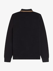 Fred Perry Twin Tipped Long Sleeve Polo Shirt - Imagen 2 de 2