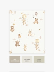 Neutral Watercolour Bunny & Bear 10M Wallpaper - Image 4 of 4