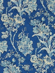 Sanderson Smalt Giles Fringed Tulip Toile Deacon Wallpaper - Image 1 of 1