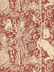 Sanderson Madder Parchment Aurelia`s Grail X Giles Deacon Wallpaper - Image 1 of 1