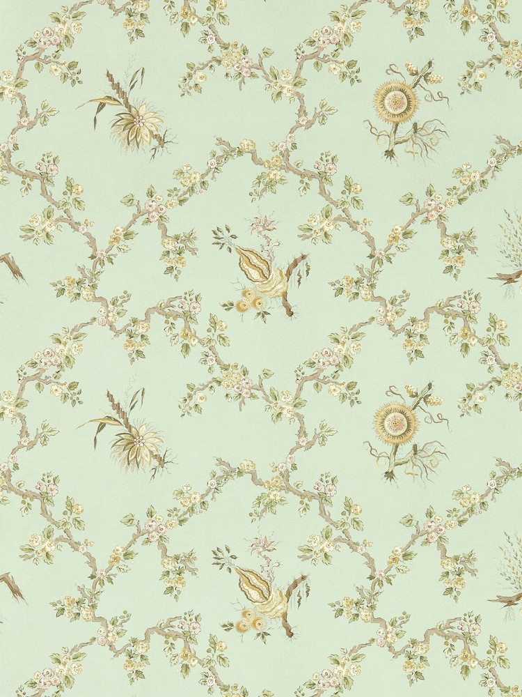 Sanderson Aphrodite Blush Giles Trelliage Deacon Wallpaper - Image 1 of 1