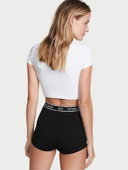 Victoria's Secret Pure Black High Waist Logo Knickers - Image 2 of 3