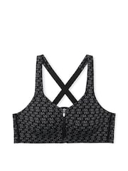 Victoria's Secret Black Logo Front Close High Support Sports Bra - Image 3 of 3
