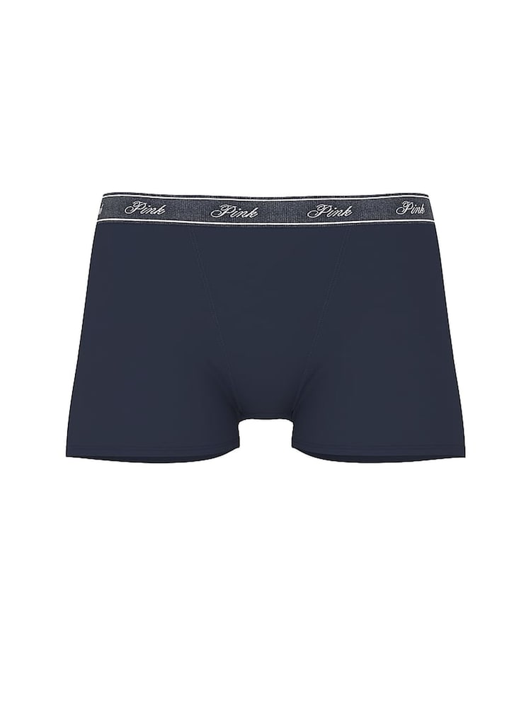 Victoria's Secret PINK Noir Navy Blue Cotton Logo Knickers - Image 3 of 3 Victoria's Secret PINK Noir Navy Blue Cotton Logo Knickers - Image 3 of 3
