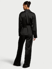 Victoria's Secret Allure Pink Luxe Satin Wrap and Trouser Set - Image 2 of 2