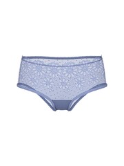 Victoria's Secret Smokey Blue Cheeky Eyelet Mesh Knickers - Image 1 of 2