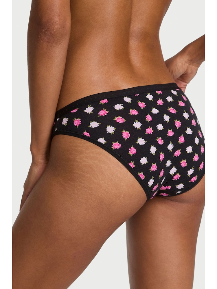 Victoria's Secret Black Floral Bikini Knickers - Image 2 of 3