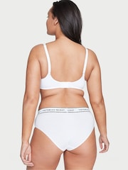 Victoria's Secret White Hipster Logo Knickers - Image 3 of 4