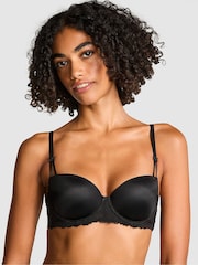 Victoria's Secret PINK Black Push Up Lace Bralette - Image 1 of 2