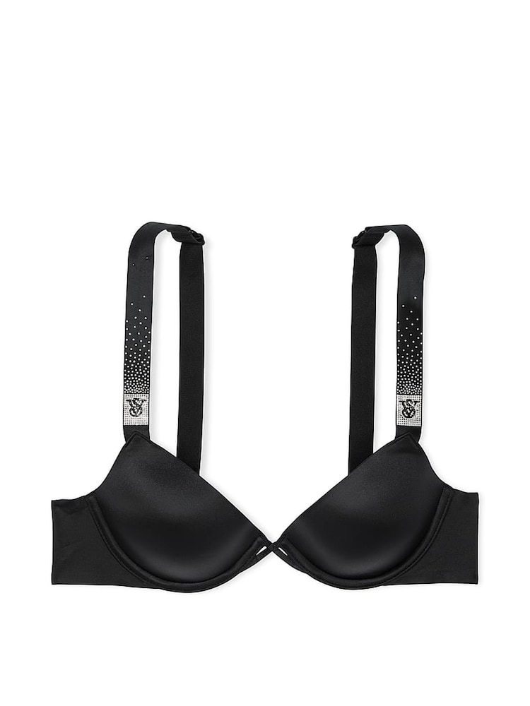 Victoria's Secret Black Lightly Lined Demi Scattered Shine Strap Bra - Image 4 of 4