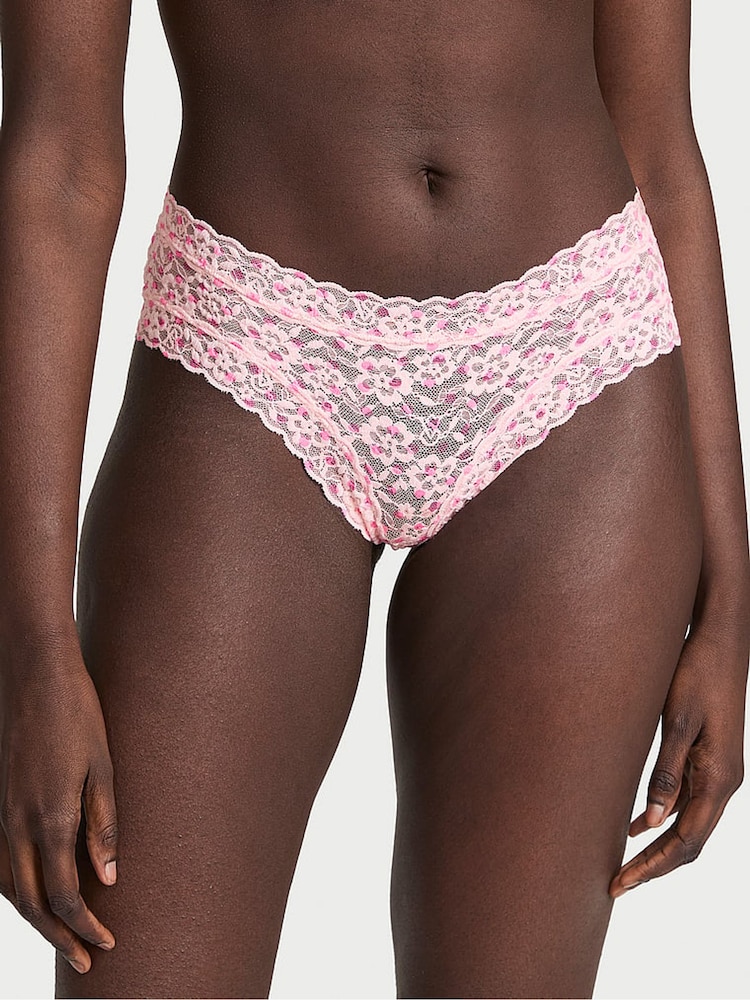 Victoria's Secret Purest Pink Dot Cheeky Knickers - Image 1 of 2 Victoria's Secret Purest Pink Dot Cheeky Knickers - Image 1 of 2