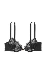 Victoria's Secret Black Unlined Demi Lace Bra - Image 1 of 2