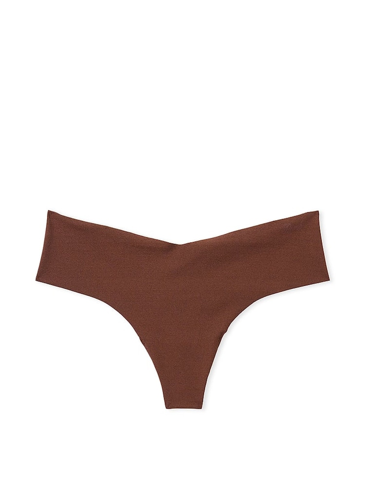 Victoria's Secret PINK Ganache Nude Thong No Show Knickers - Image 3 of 3 Victoria's Secret PINK Ganache Nude Thong No Show Knickers - Image 3 of 3