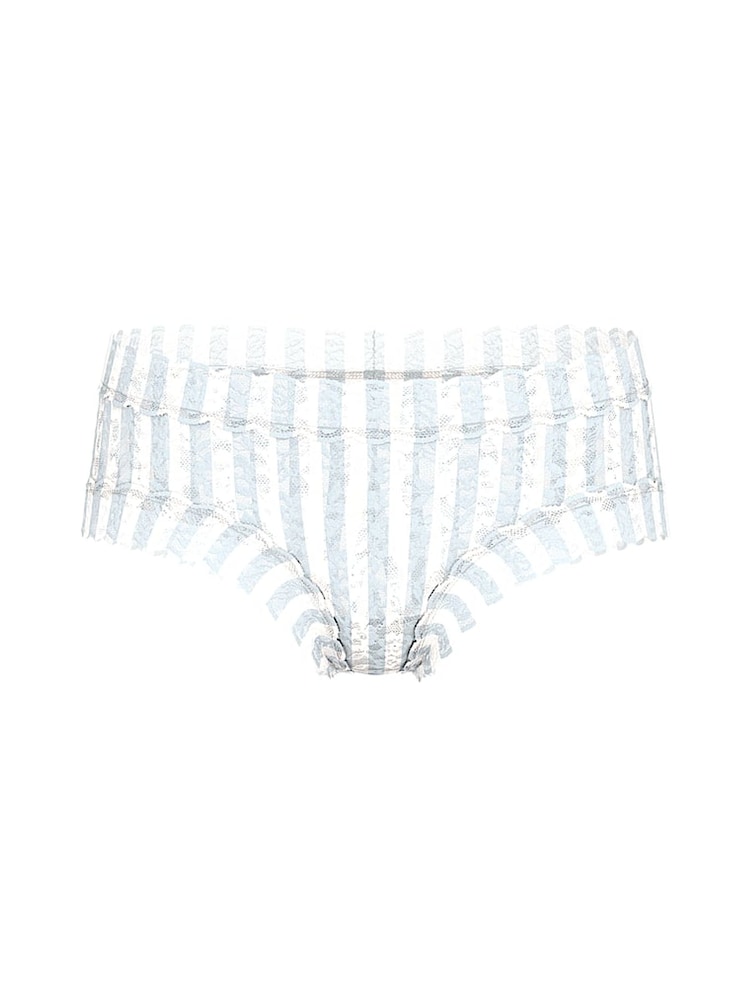 Victoria's Secret Grey Fog Stripe Cheeky Knickers - Image 3 of 3