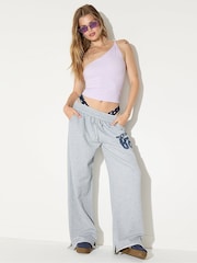 Victoria's Secret PINK Medium Heather Grey Fleece Joggers - Image 3 of 4