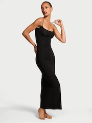 Victoria's Secret Black Modal Maxi Slip Dress - Image 1 of 3