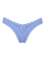 Victoria's Secret Blue Cameo Lace Trim Brazilian Knickers - Image 3 of 3