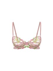 Victoria's Secret Pink Unlined Balcony Wisteria Embroidery Bra - Image 3 of 3