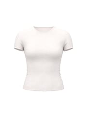 Victoria's Secret White Bodywear by Victoria FeatherSoft™ Innovation T-Shirt - Image 3 of 3