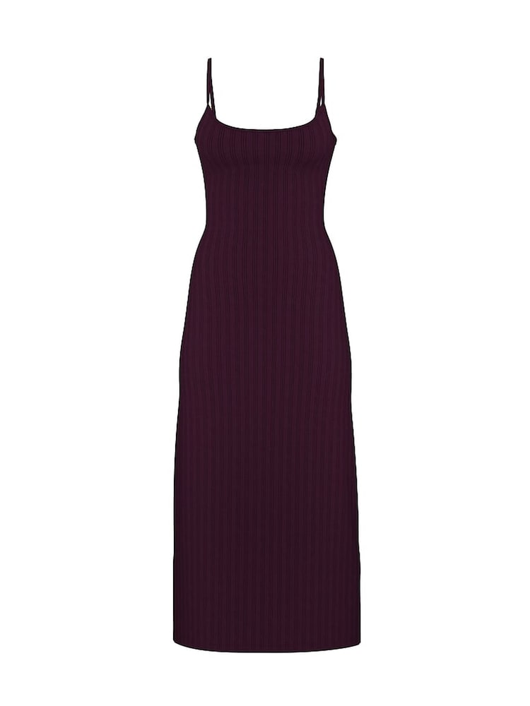 Victoria's Secret Winter Wine Purple Modal Maxi Slip Dress - Image 3 of 3 Victoria's Secret Winter Wine Purple Modal Maxi Slip Dress - Image 3 of 3