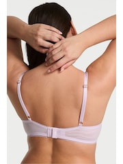Victoria's Secret Delicate Violet Purple Lightly Lined Demi Blossom Embroidery Bra - Image 2 of 2