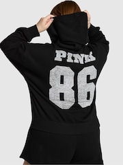 Victoria's Secret PINK Black Fleece Hoodie - Image 2 of 4