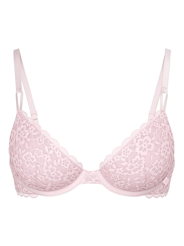 Victoria's Secret Pretty Blossom Pink Demi Sexy T-Shirt Lace Bra - Image 1 of 2