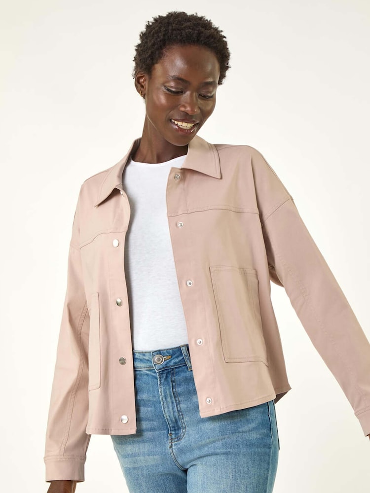 Roman Pink Patch Pocket Jacket - Image 1 of 5