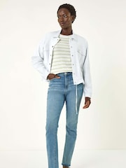 Roman White Utility Collared Pocket Jacket - Image 2 of 5