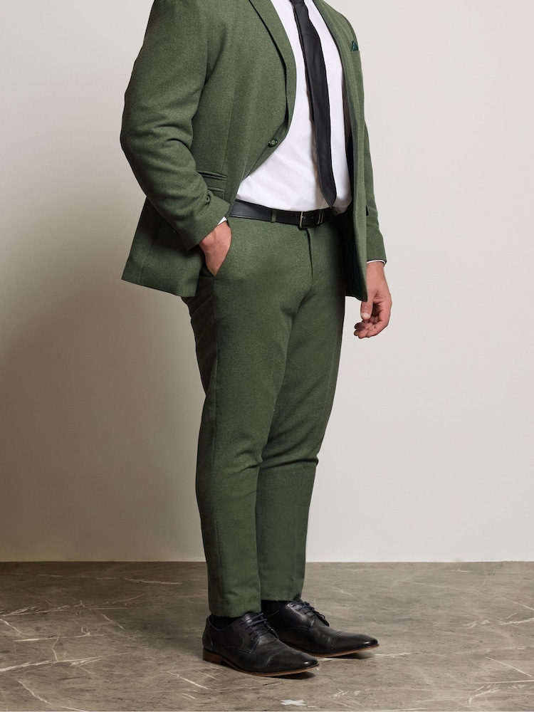 BadRhino Big & Tall Tweed Suit Trousers - Imagen 1 de 6