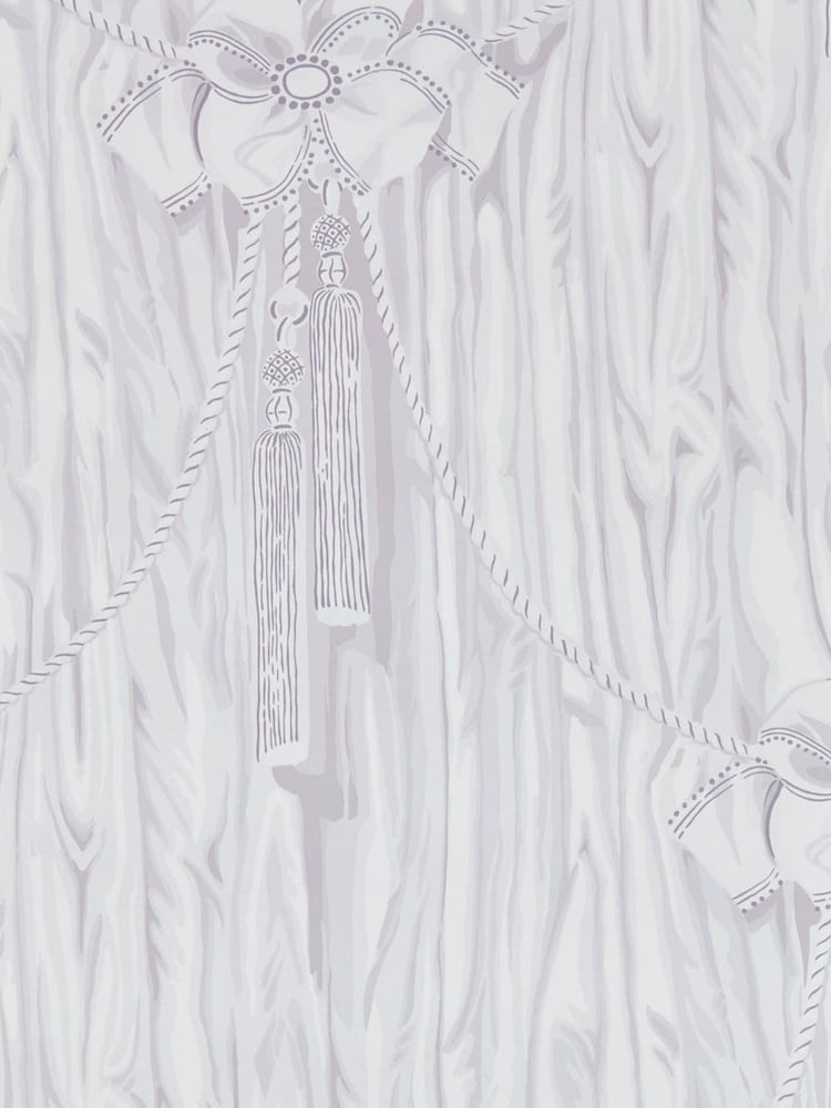 Sanderson Tyrian Lilac Wilsford Giles Deacon Wallpaper Sample - Image 1 of 1