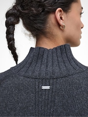 Barbour® Charcoal Grey Serena Knitted Jumper - Image 5 of 8