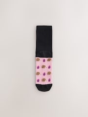 Autumn Animals Footbed Ankle Socks 5 Pack - Image 6 of 8