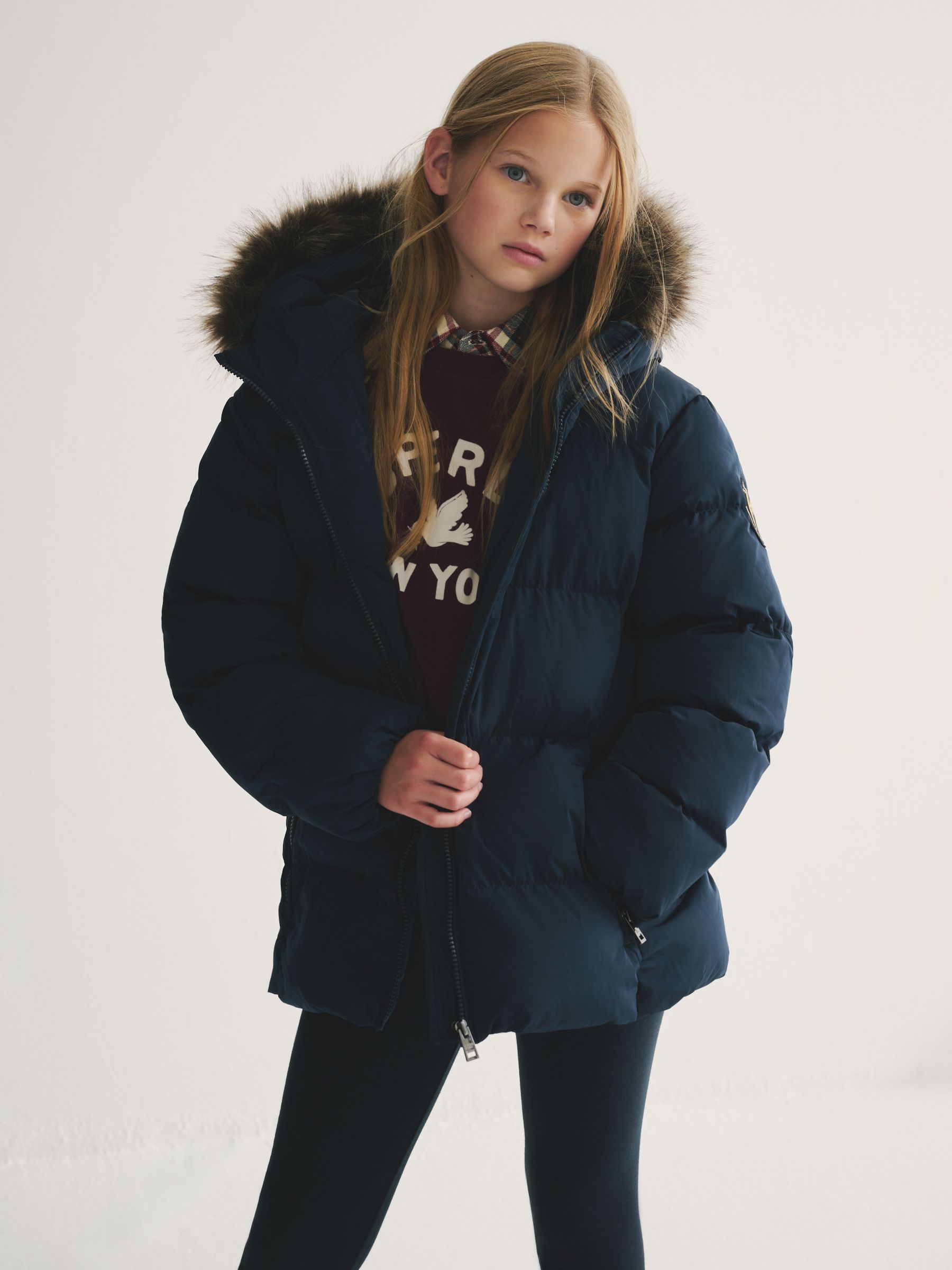 Buy Superdry Navy Belted Puffer Coat from Next South Africa