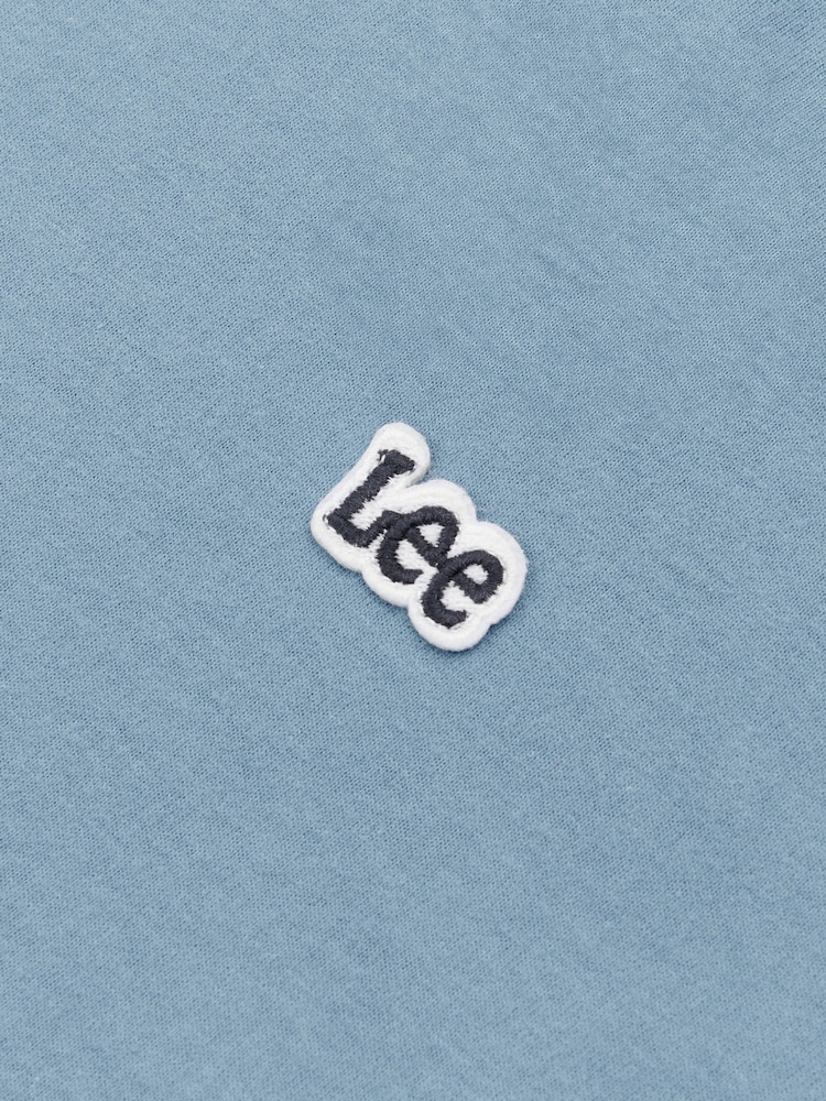 Lee Blue Boys Badge 100% Cotton T-Shirt - Image 7 of 7