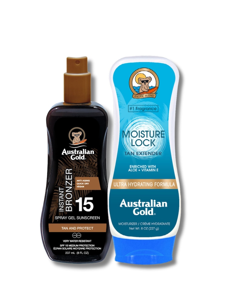 Australian Gold Holiday Essentials Bundle SPF 15 (Worth £30) - Image 1 of 2