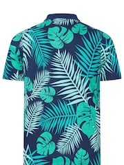 BadRhino Big & Tall Blue 100% Cotton Polo Shirt - Image 6 of 6