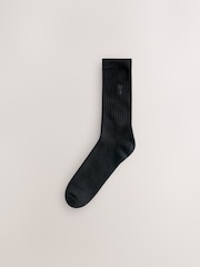 Grey Twisted - Stag Embroidered Heavyweight Socks 4 Pack - Bild 6 von 8